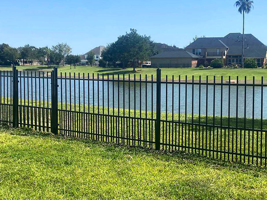 wrought iron fence installation for the Greater Houston area.