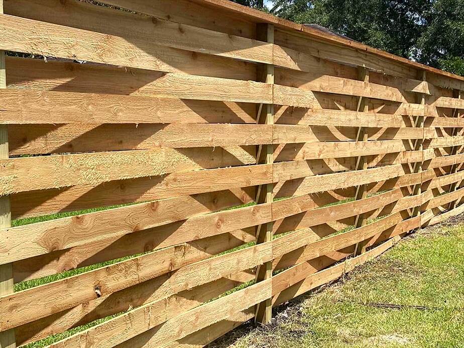 Wood fence contractor in the Greater Houston area.