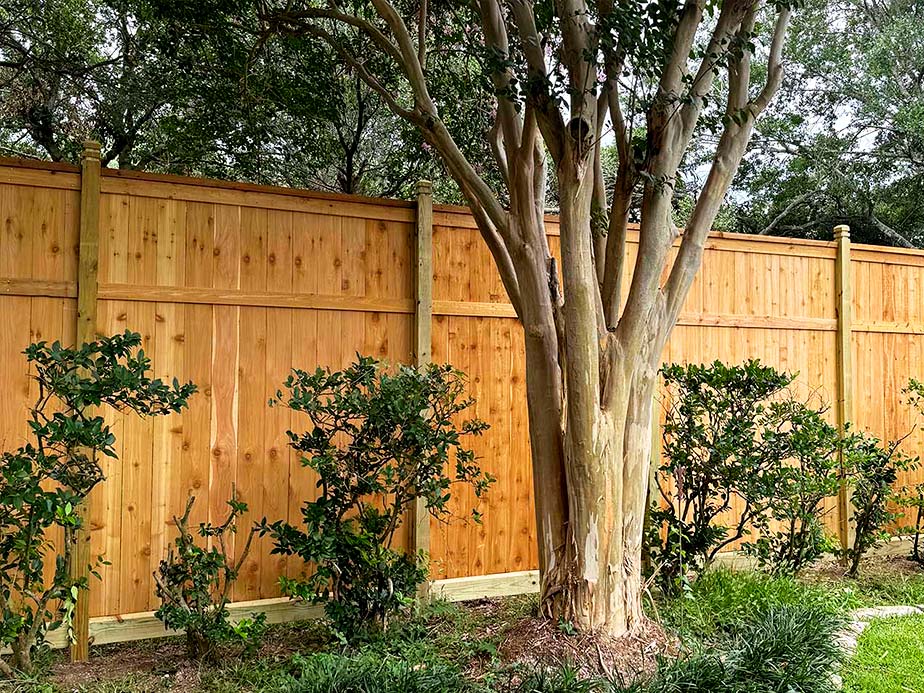 Greater Houston residential fence installation company