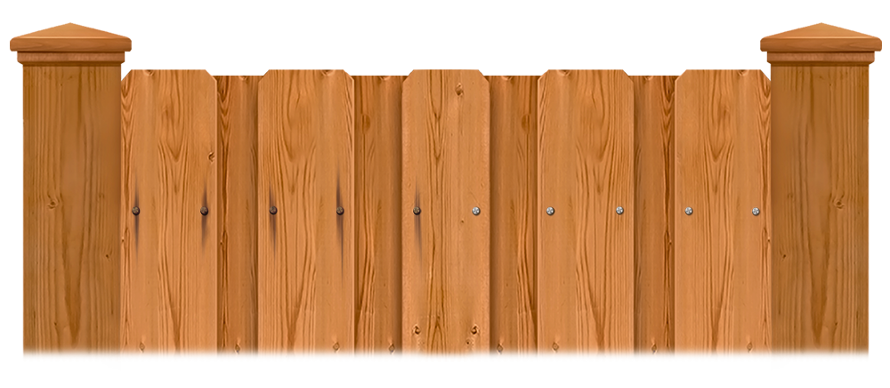 Cedar fences with top-quality hardware in Greater Houston